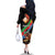Personalized Eritrea Martyrs Day Family Matching Off The Shoulder Long Sleeve Dress and Hawaiian Shirt Candlelight Vigil Shida Shoes