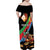 Personalized Eritrea Martyrs Day Family Matching Off Shoulder Maxi Dress and Hawaiian Shirt Candlelight Vigil Shida Shoes