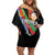 Personalized Eritrea Martyrs Day Family Matching Off Shoulder Short Dress and Hawaiian Shirt Candlelight Vigil Shida Shoes