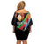 Personalized Eritrea Martyrs Day Family Matching Off Shoulder Short Dress and Hawaiian Shirt Candlelight Vigil Shida Shoes