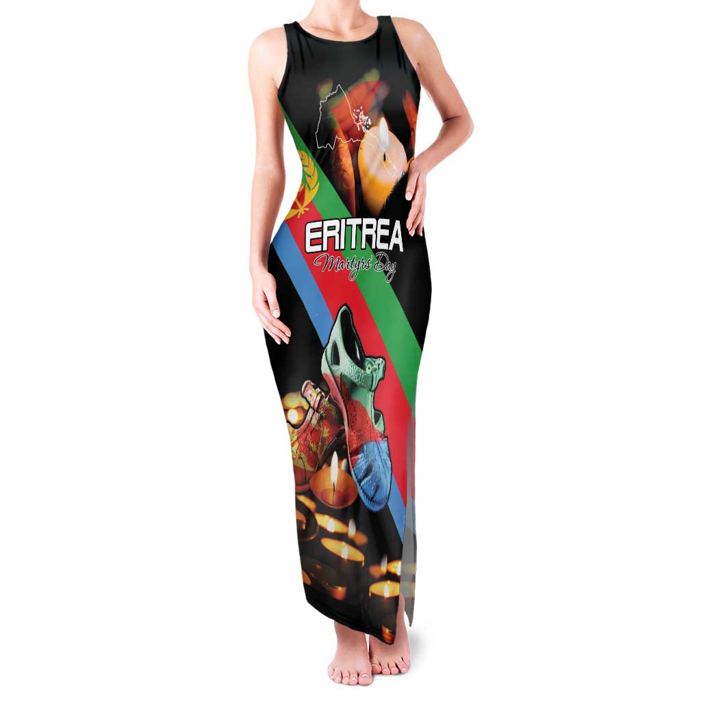 Personalized Eritrea Martyrs Day Family Matching Tank Maxi Dress and Hawaiian Shirt Candlelight Vigil Shida Shoes