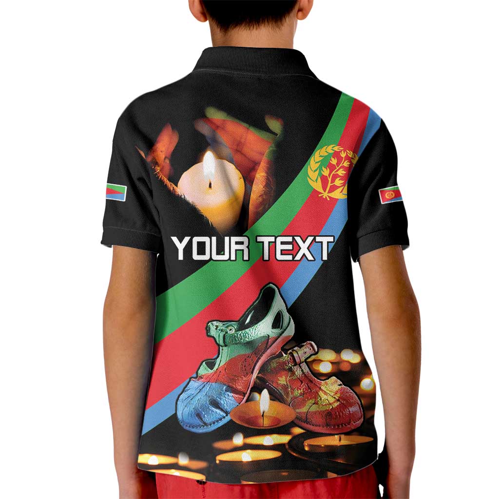 Personalized Eritrea Martyrs Day Kid Polo Shirt Candlelight Vigil Shida Shoes