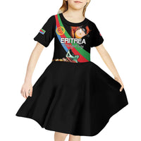 Personalized Eritrea Martyrs Day Kid Short Sleeve Dress Candlelight Vigil Shida Shoes