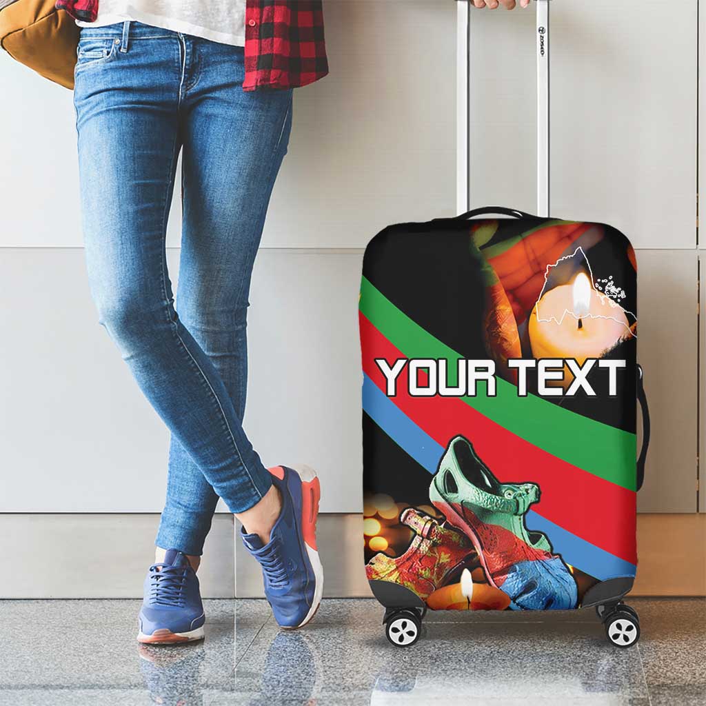 Personalized Eritrea Martyrs Day Luggage Cover Candlelight Vigil Shida Shoes