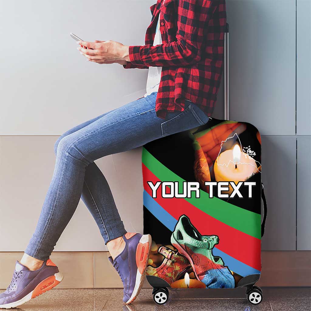 Personalized Eritrea Martyrs Day Luggage Cover Candlelight Vigil Shida Shoes