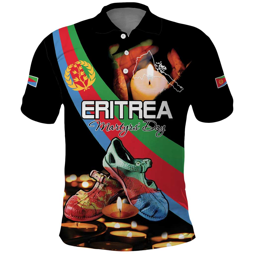 Personalized Eritrea Martyrs Day Polo Shirt Candlelight Vigil Shida Shoes