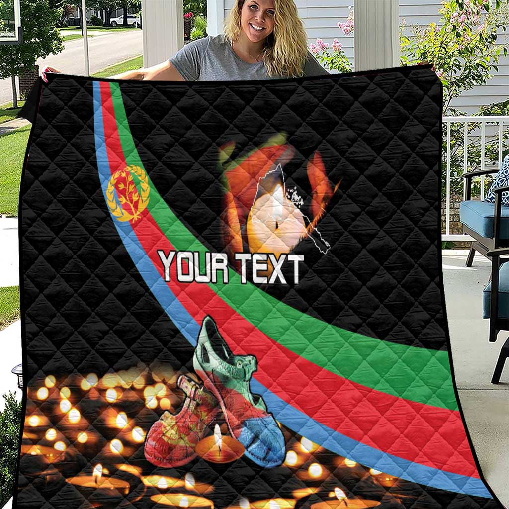 Personalized Eritrea Martyrs Day Quilt Candlelight Vigil Shida Shoes