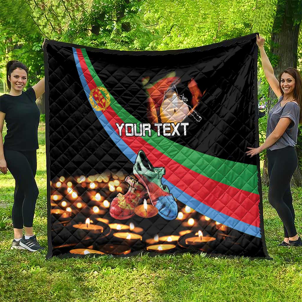 Personalized Eritrea Martyrs Day Quilt Candlelight Vigil Shida Shoes