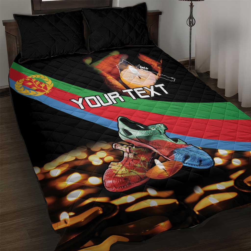 Personalized Eritrea Martyrs Day Quilt Bed Set Candlelight Vigil Shida Shoes