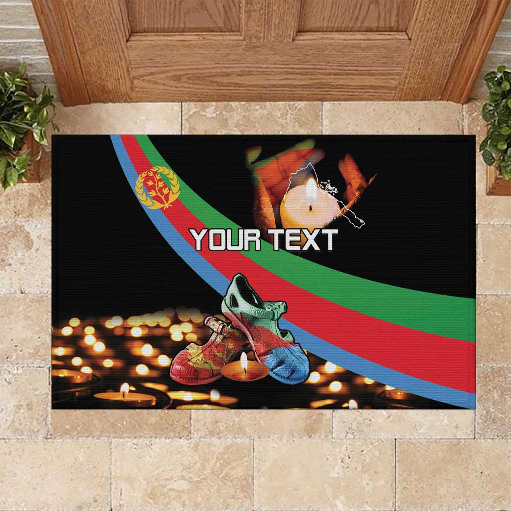 Personalized Eritrea Martyrs Day Rubber Doormat Candlelight Vigil Shida Shoes