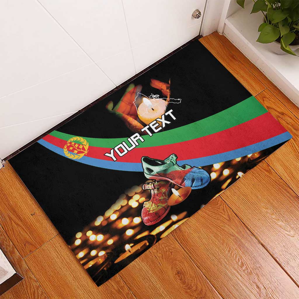 Personalized Eritrea Martyrs Day Rubber Doormat Candlelight Vigil Shida Shoes