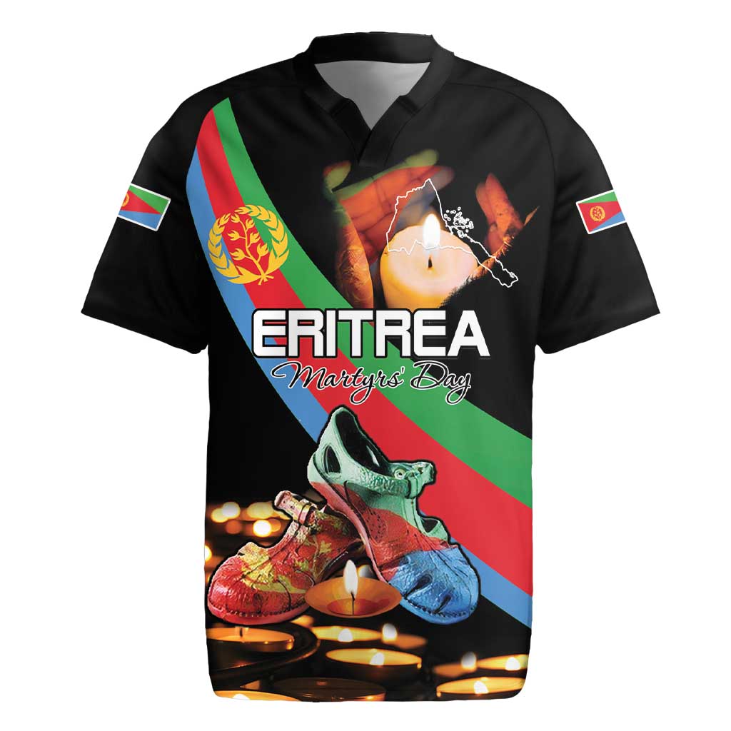 Personalized Eritrea Martyrs Day Rugby Jersey Candlelight Vigil Shida Shoes