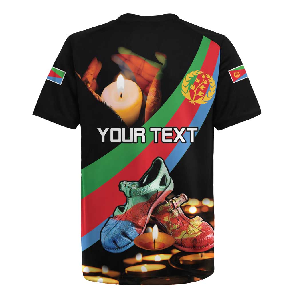 Personalized Eritrea Martyrs Day Rugby Jersey Candlelight Vigil Shida Shoes
