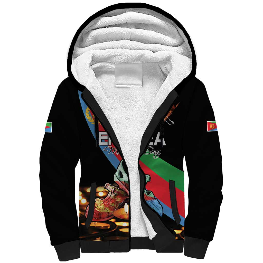 Personalized Eritrea Martyrs Day Sherpa Hoodie Candlelight Vigil Shida Shoes