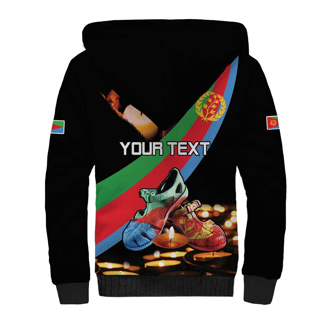 Personalized Eritrea Martyrs Day Sherpa Hoodie Candlelight Vigil Shida Shoes