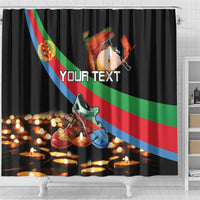 Personalized Eritrea Martyrs Day Shower Curtain Candlelight Vigil Shida Shoes