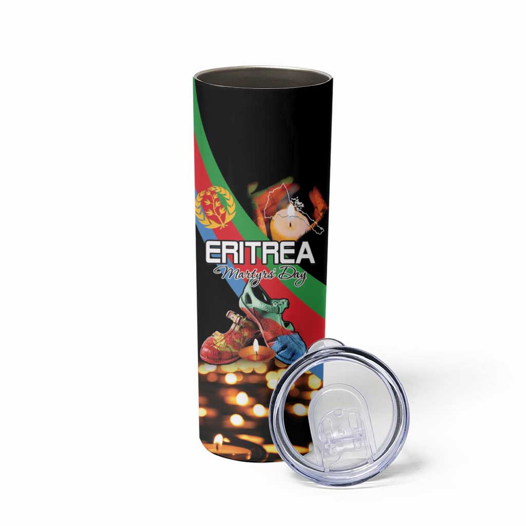 Personalized Eritrea Martyrs Day Skinny Tumbler Candlelight Vigil Shida Shoes