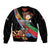 Personalized Eritrea Martyrs Day Sleeve Zip Bomber Jacket Candlelight Vigil Shida Shoes