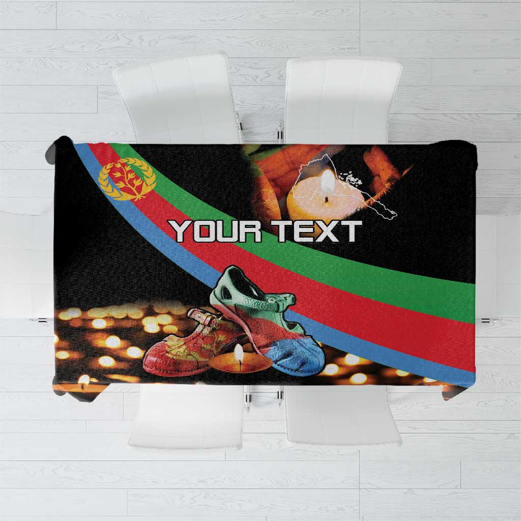 Personalized Eritrea Martyrs Day Tablecloth Candlelight Vigil Shida Shoes