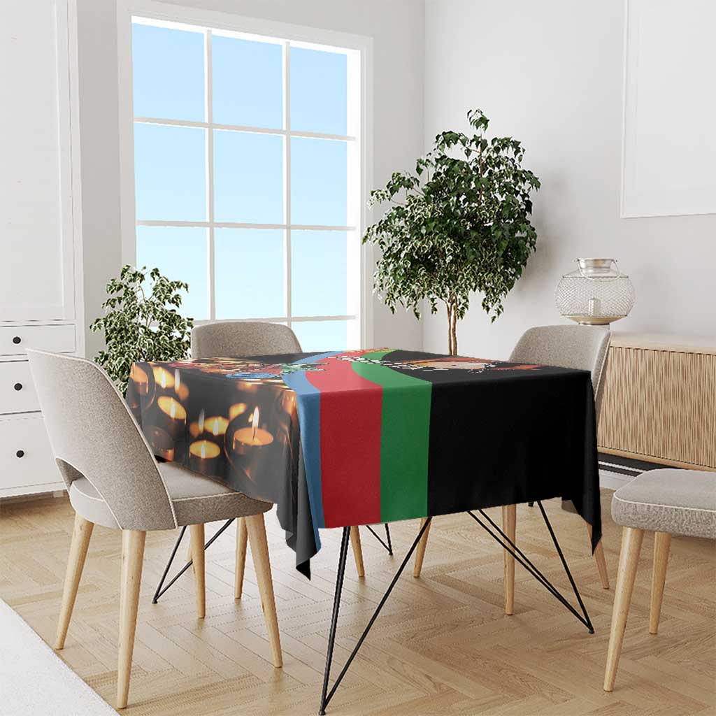 Personalized Eritrea Martyrs Day Tablecloth Candlelight Vigil Shida Shoes