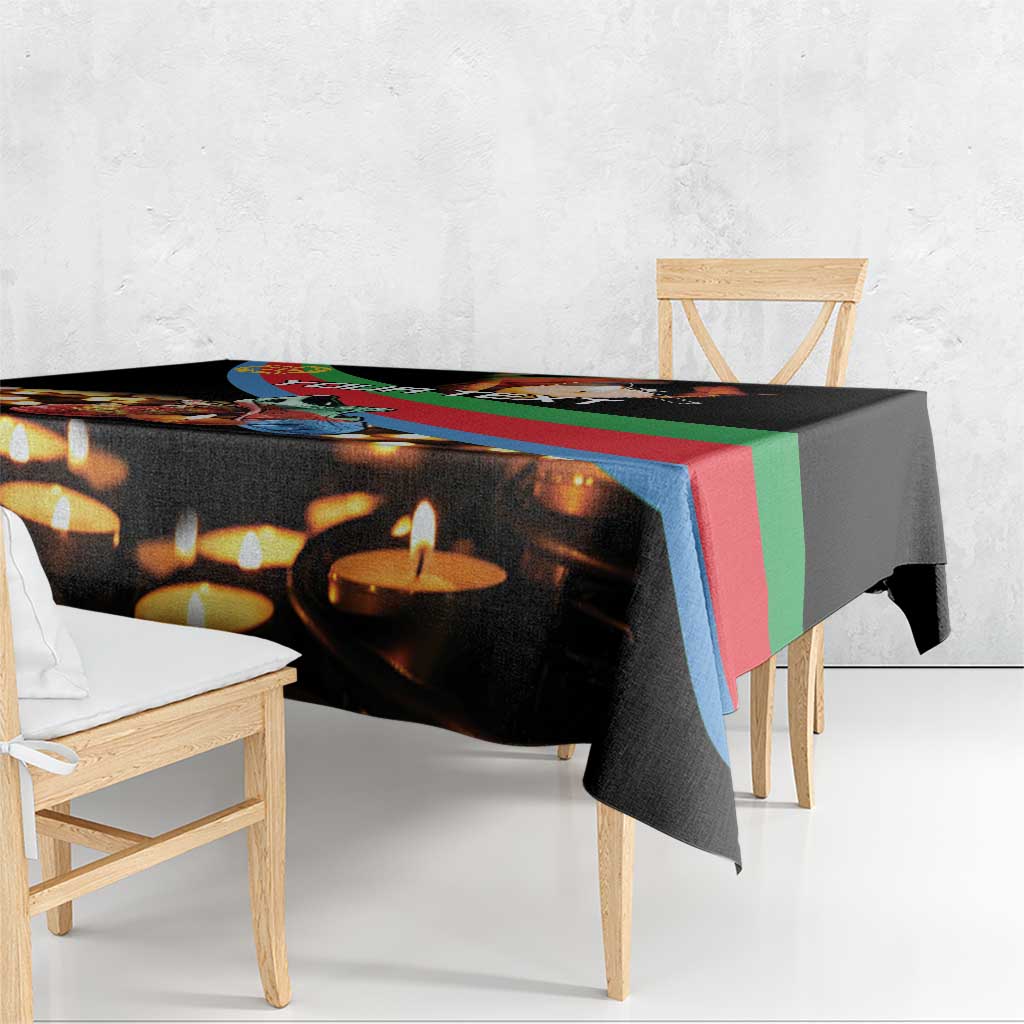 Personalized Eritrea Martyrs Day Tablecloth Candlelight Vigil Shida Shoes