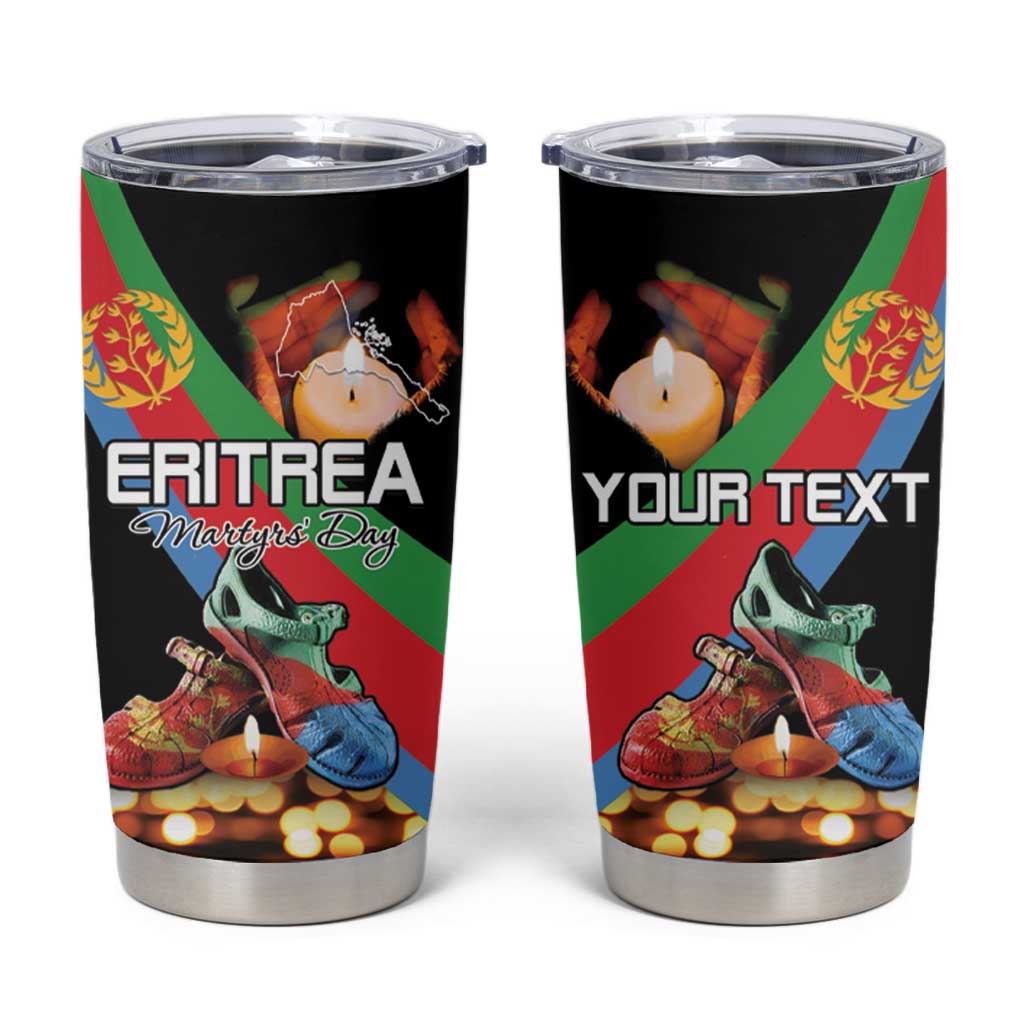 Personalized Eritrea Martyrs Day Tumbler Cup Candlelight Vigil Shida Shoes