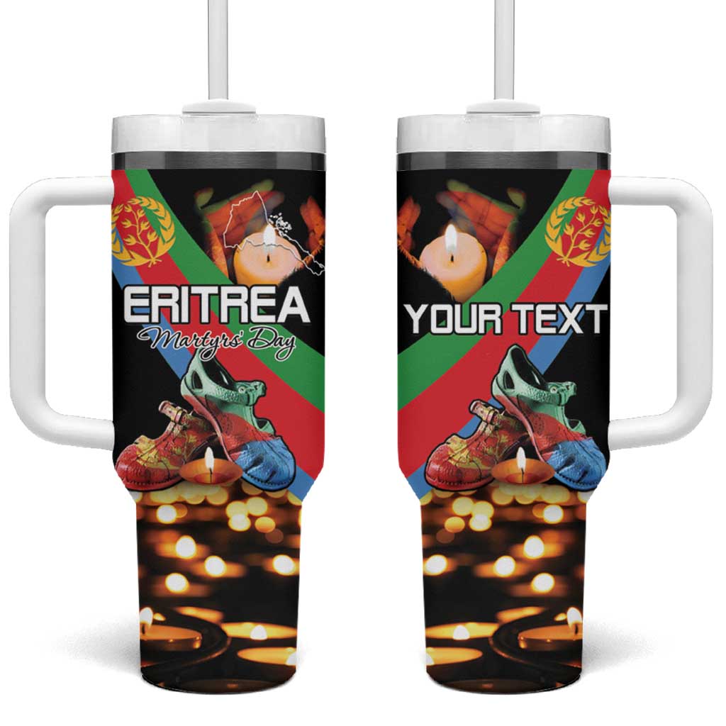 Personalized Eritrea Martyrs Day Tumbler With Handle Candlelight Vigil Shida Shoes