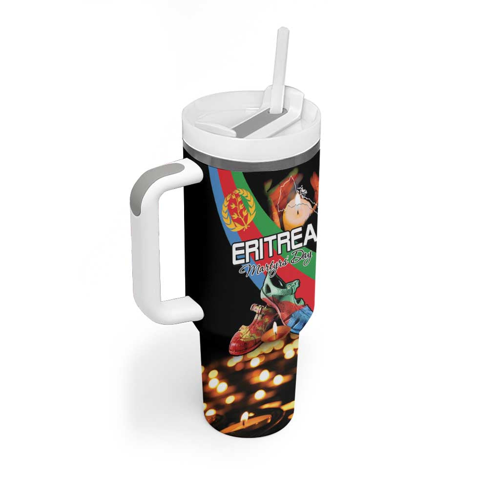 Personalized Eritrea Martyrs Day Tumbler With Handle Candlelight Vigil Shida Shoes
