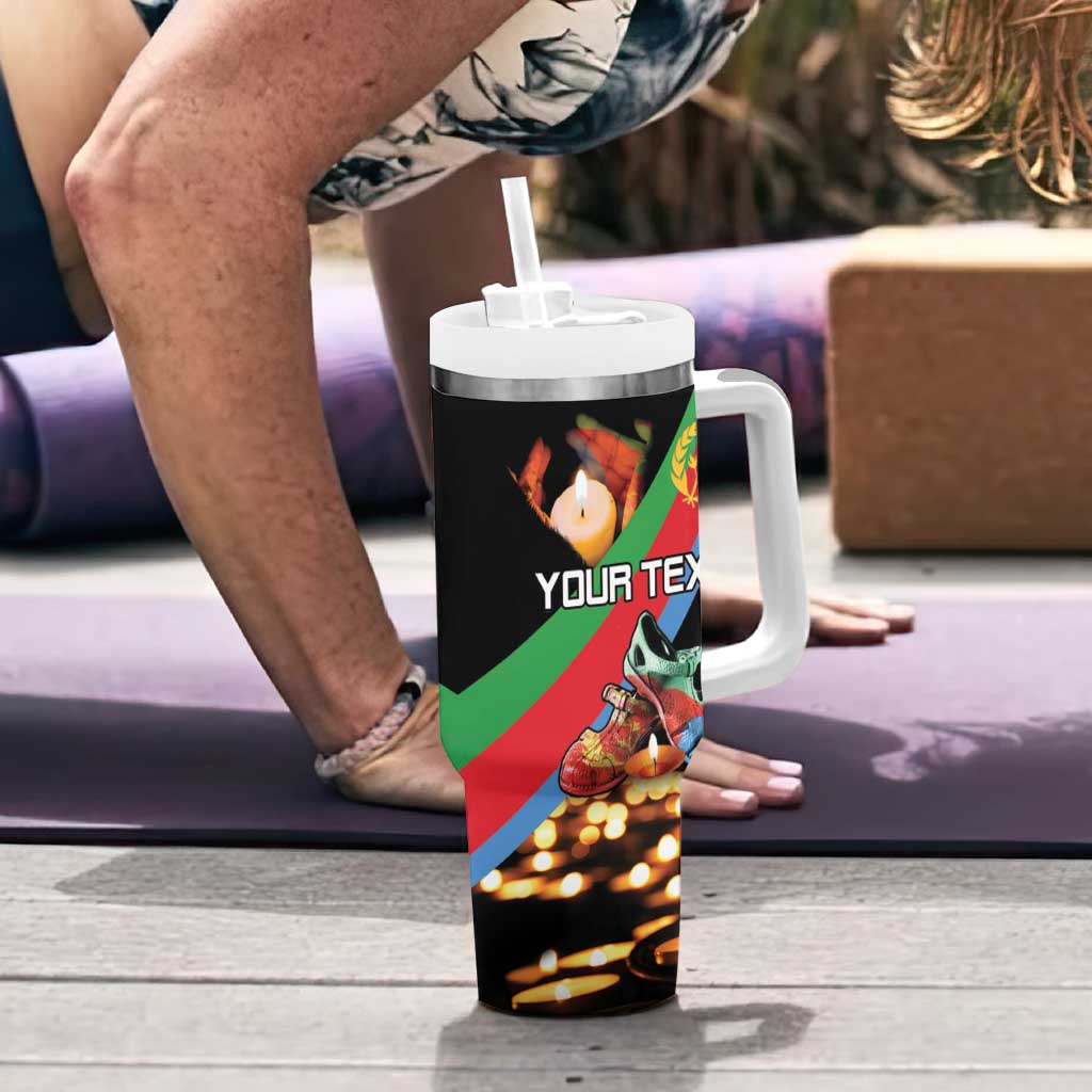 Personalized Eritrea Martyrs Day Tumbler With Handle Candlelight Vigil Shida Shoes