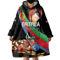 Personalized Eritrea Martyrs Day Wearable Blanket Hoodie Candlelight Vigil Shida Shoes