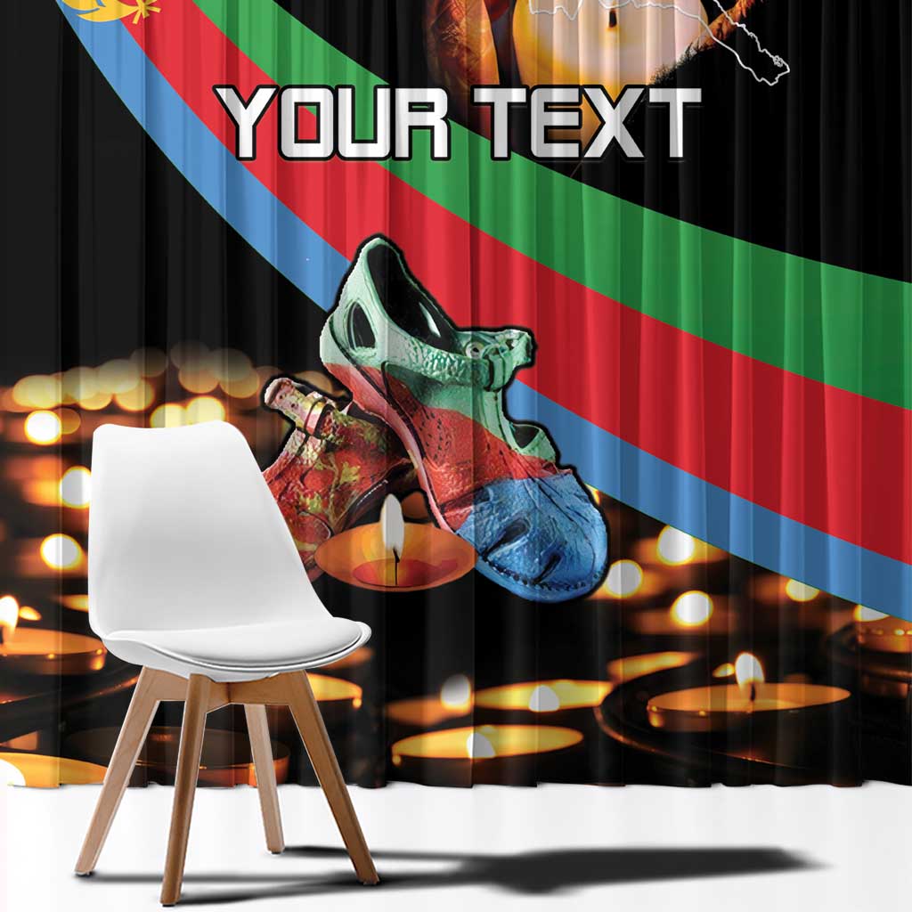 Personalized Eritrea Martyrs Day Window Curtain Candlelight Vigil Shida Shoes