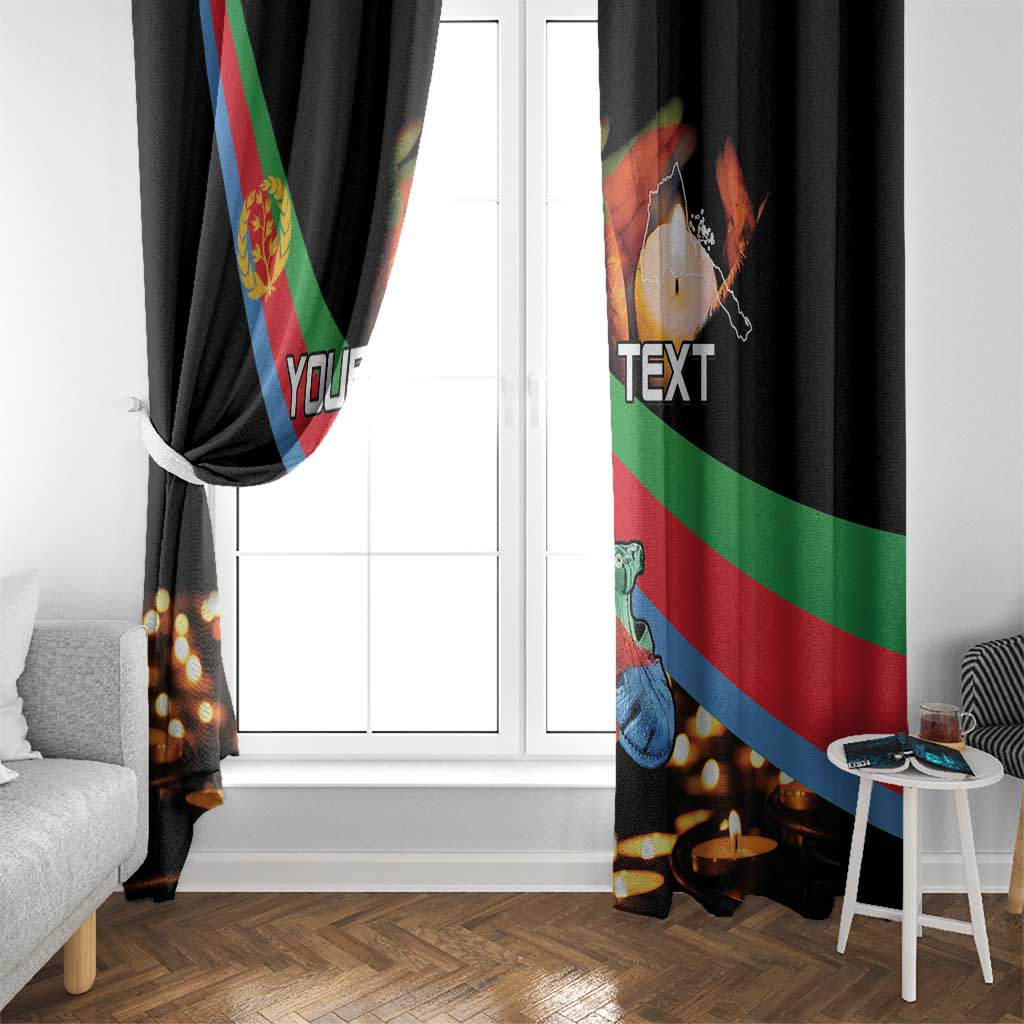 Personalized Eritrea Martyrs Day Window Curtain Candlelight Vigil Shida Shoes