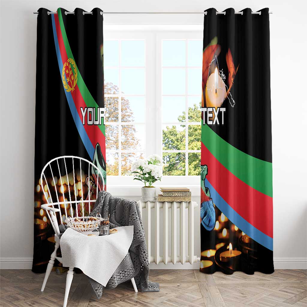 Personalized Eritrea Martyrs Day Window Curtain Candlelight Vigil Shida Shoes