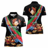 Personalized Eritrea Martyrs Day Women Polo Shirt Candlelight Vigil Shida Shoes