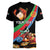 Personalized Eritrea Martyrs Day Women V-Neck T-Shirt Candlelight Vigil Shida Shoes