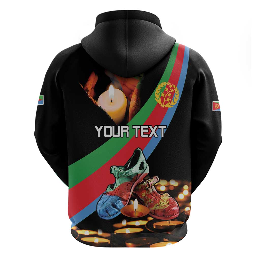 Personalized Eritrea Martyrs Day Zip Hoodie Candlelight Vigil Shida Shoes