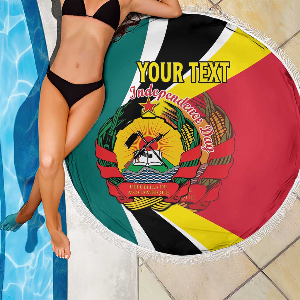 Personalized Mozambique Beach Blanket 50 Years Anniversary Independence Day