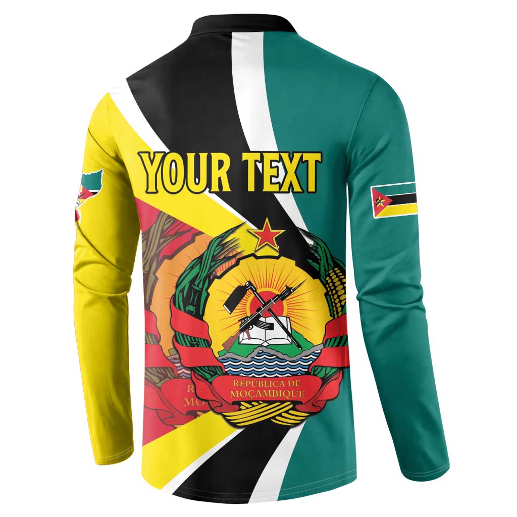 Personalized Mozambique Button Sweatshirt 50 Years Anniversary Independence Day