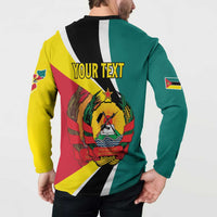 Personalized Mozambique Button Sweatshirt 50 Years Anniversary Independence Day