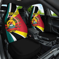 Personalized Mozambique Car Seat Cover 50 Years Anniversary Independence Day