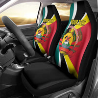 Personalized Mozambique Car Seat Cover 50 Years Anniversary Independence Day