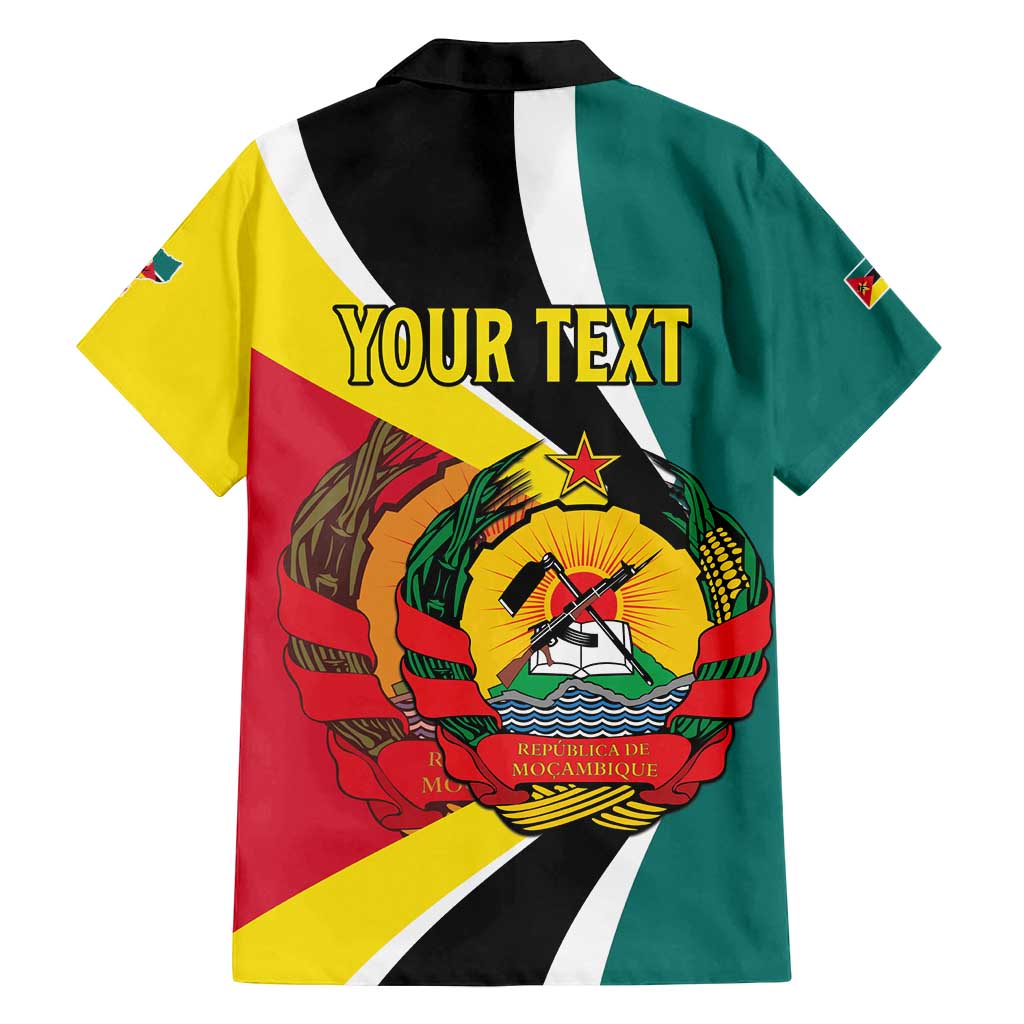 Personalized Mozambique Family Matching Long Sleeve Bodycon Dress and Hawaiian Shirt 50 Years Anniversary Independence Day