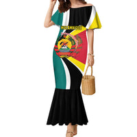 Personalized Mozambique Family Matching Mermaid Dress and Hawaiian Shirt 50 Years Anniversary Independence Day