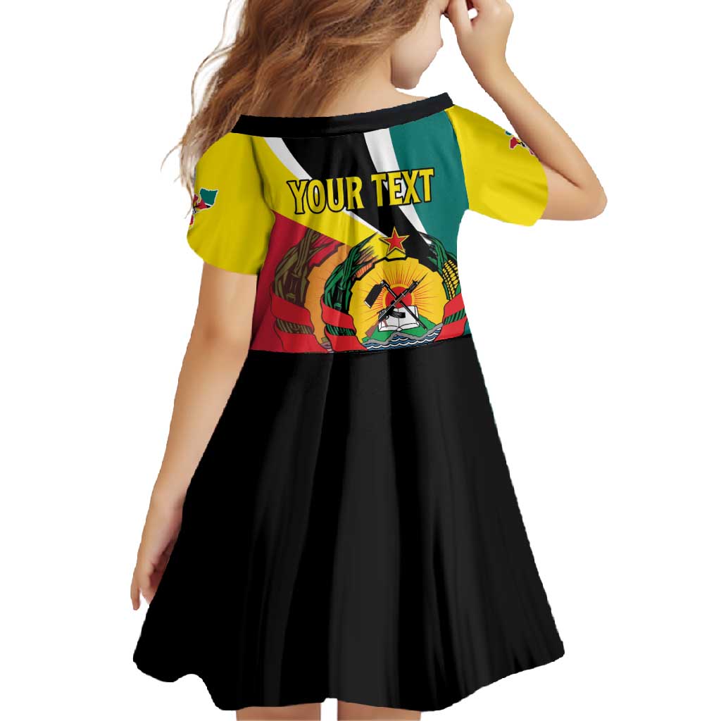 Personalized Mozambique Family Matching Off Shoulder Maxi Dress and Hawaiian Shirt 50 Years Anniversary Independence Day