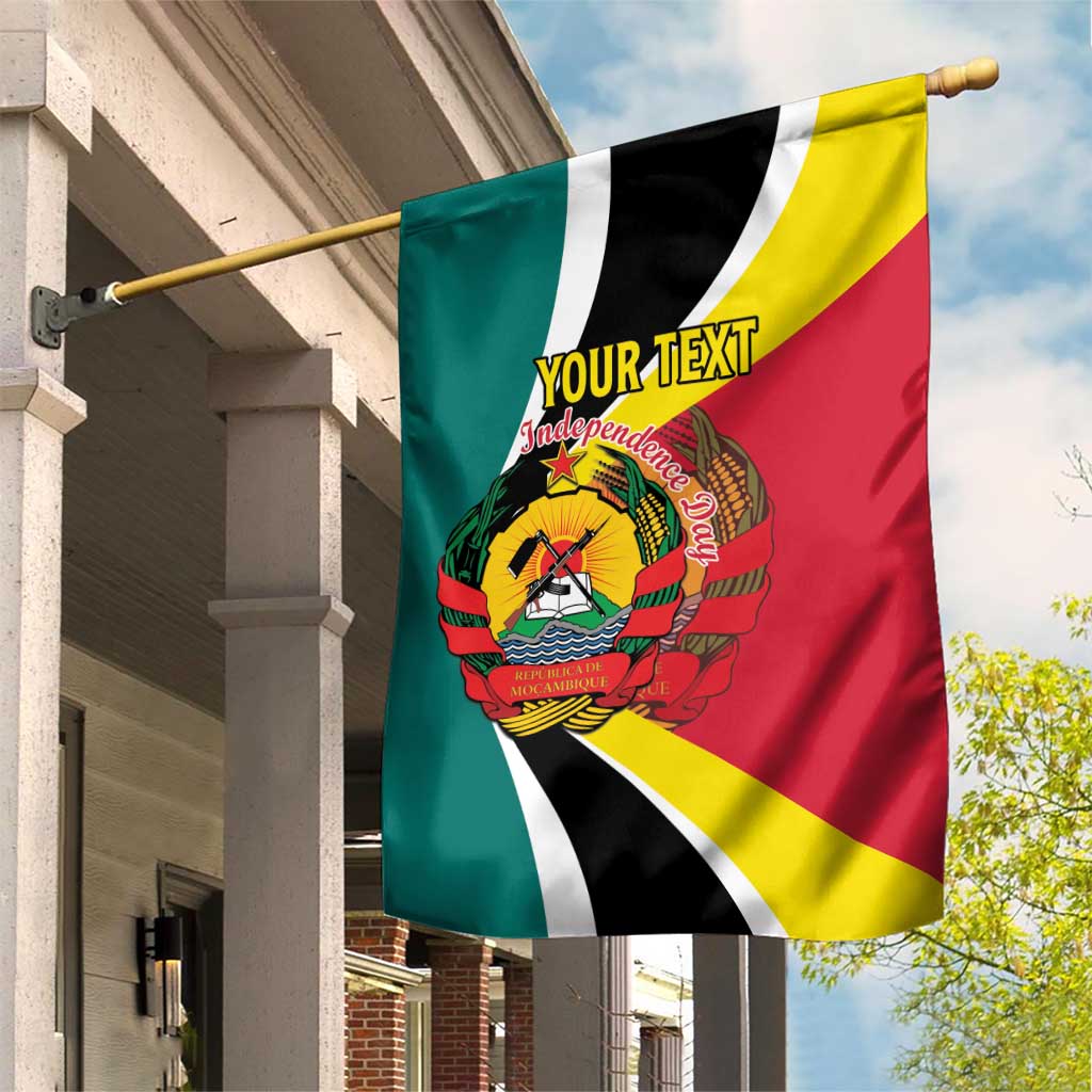 Personalized Mozambique Garden Flag 50 Years Anniversary Independence Day