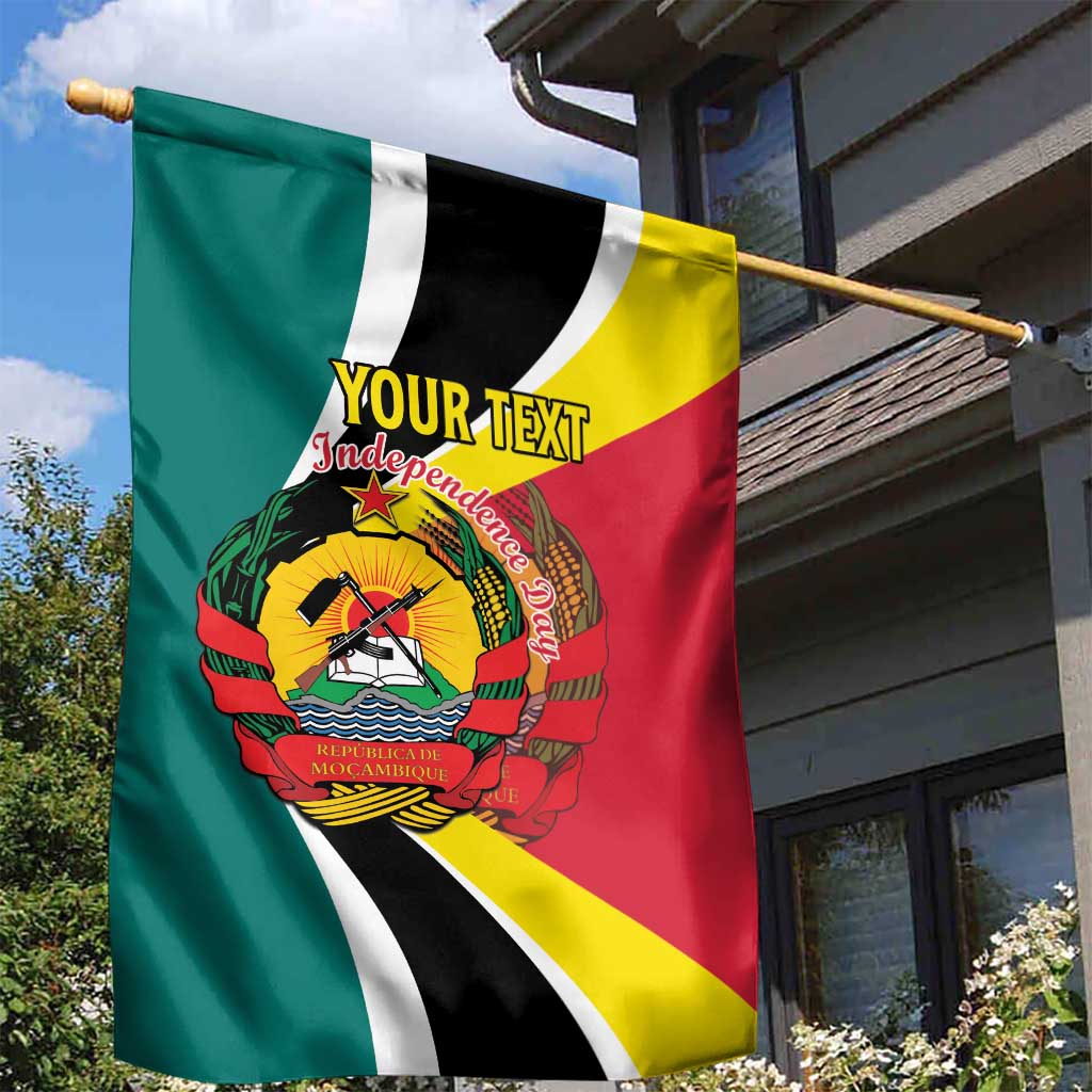 Personalized Mozambique Garden Flag 50 Years Anniversary Independence Day