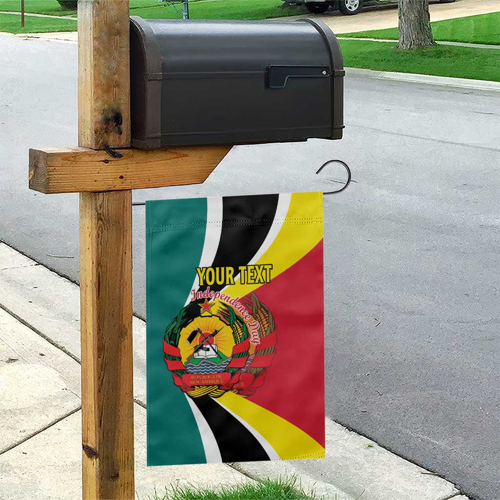 Personalized Mozambique Garden Flag 50 Years Anniversary Independence Day