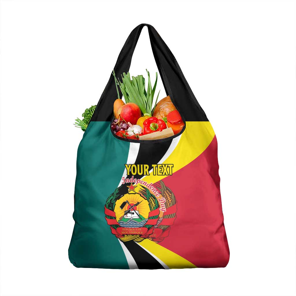 Personalized Mozambique Grocery Bag 50 Years Anniversary Independence Day