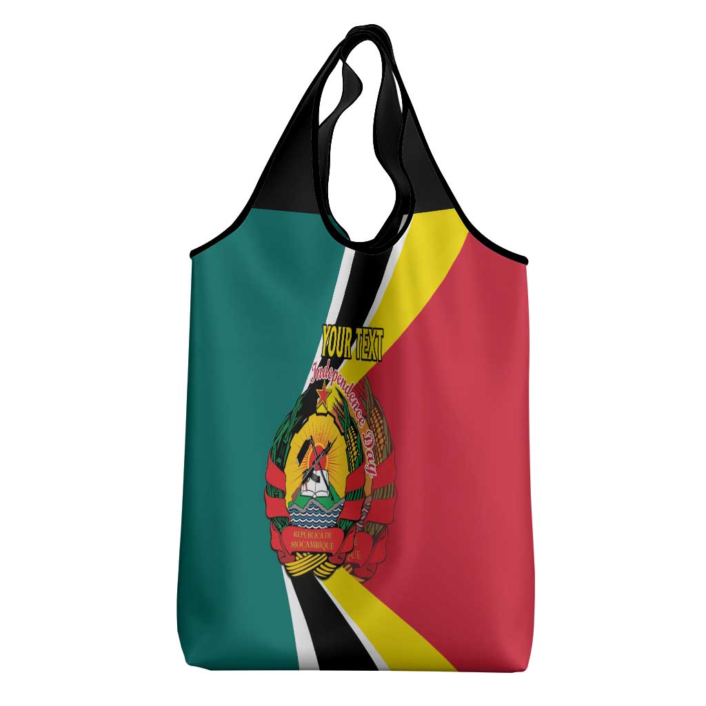 Personalized Mozambique Grocery Bag 50 Years Anniversary Independence Day
