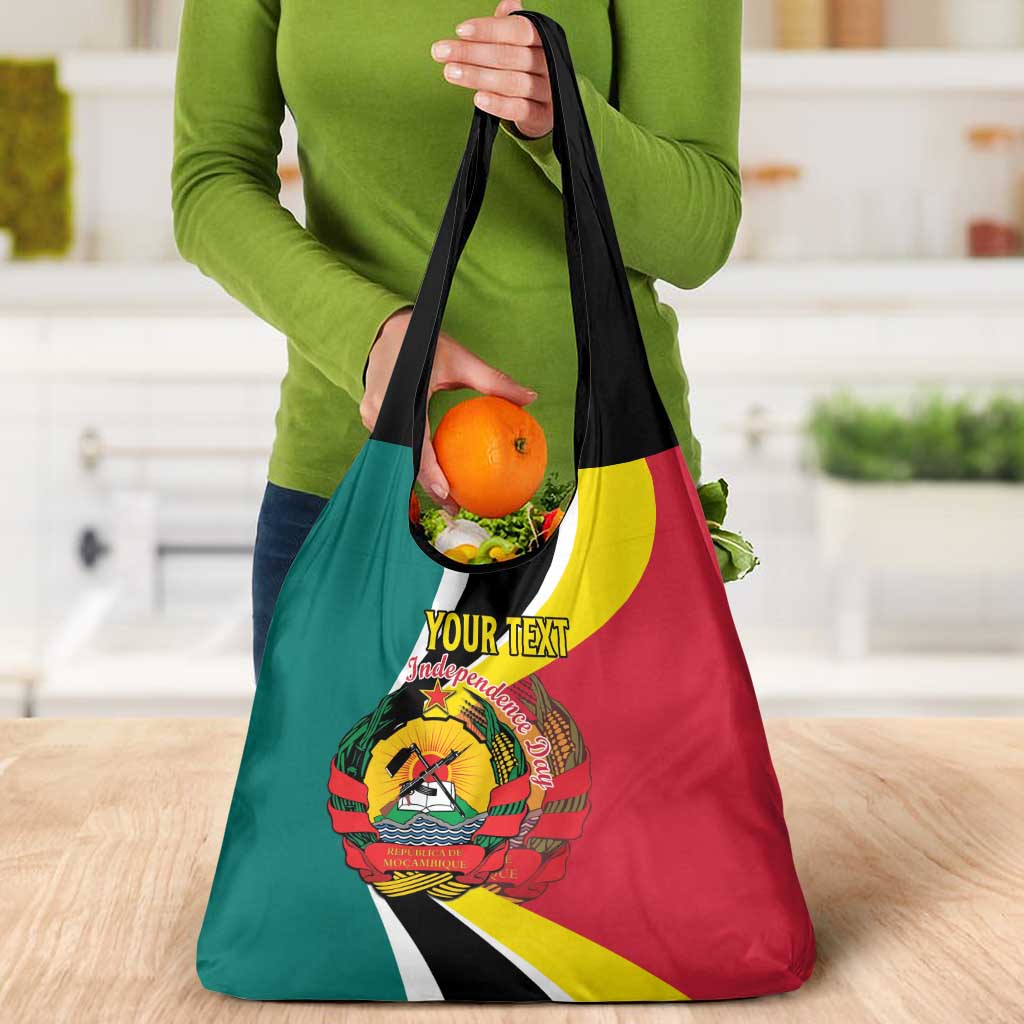 Personalized Mozambique Grocery Bag 50 Years Anniversary Independence Day